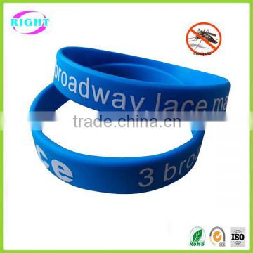 2015 Silicone mosquito repellent wristband