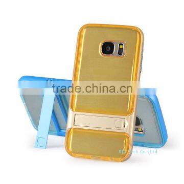 TPU+PC Material Case for Samsung S7 with Hidden Holder Additional Donation A Elastic Rope