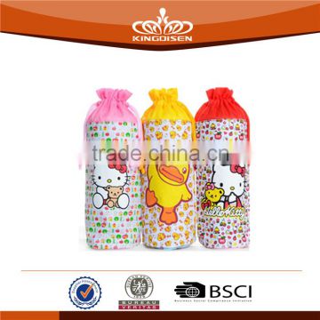 Water Bottle Cooler Sleeve Water Bottle Drawstring Bag