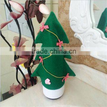 New design Christmas tree wine bottle cover, wine bottle bag