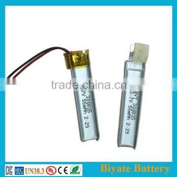 3.7volt Lithium Battery 55mAh Smart Watch Lithium Polymer Battery With Lipo Battery Bms photo-2