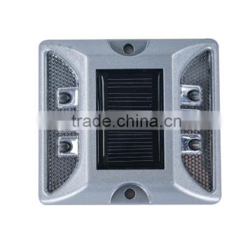 high visible reflective aluminum solar led road stud