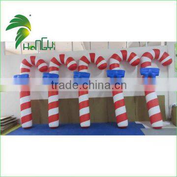 2mH Inflatable PVC Christmas Cane / Inflatable Xmas Crutch For Decoration photo-3