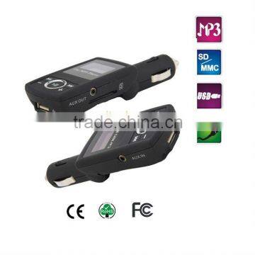 2016 Alibabba Hot Sales Car Mp3 Player FM Transmitter With LCD Display Screen photo-3
