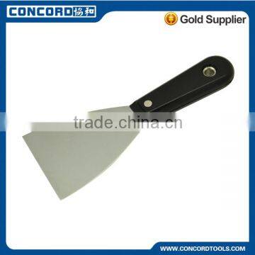 1.1/4'' Mirror Polished Putty Knife with Clipped Plastic Handle, Scraper for Cement