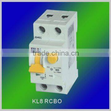 Single phase 2 pole Residual Current device and breaking operating (RCCB, ELCB,RCD,RCBO)