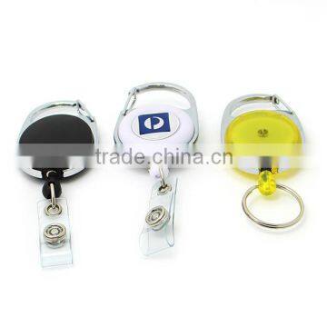 Popular Retractable badge reel with logo, Customized badge reel