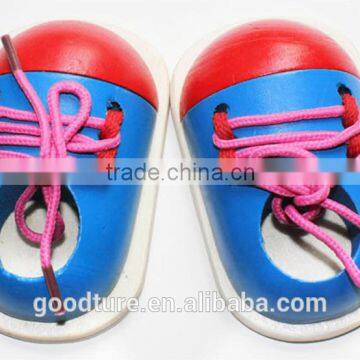 Preschool Wooden Shoes Tie The Shoelace photo-2