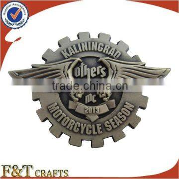 custom 3D shape metal wing uniform souvenirs badge