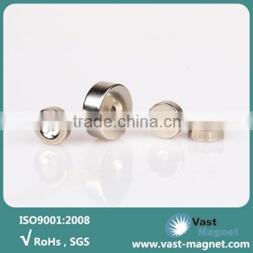 Sintered neodymium strong magnet with holes