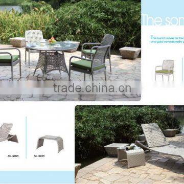 Outdoor wicker furniture restaurant chairs and table!,factory reasonable price and hot sale!!