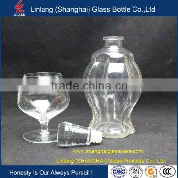 Wholesale Manufacturer Glass Bottle 18oz Wine Glass Bottle