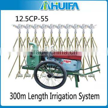 Agricultural Automatic Mobile Diesel Water Pump Set Sprinkler Gun Irrigation System