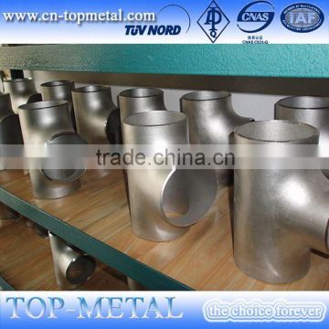 ISO certificated 316ss stainless steel tee