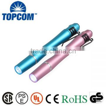 Powerful LED Aluminum Promotional Pen with Flashlight