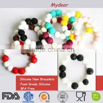 2015 OEM/ODM Hot Selling Food Grade Rubber Customized Wholesale Silicone Bracelets