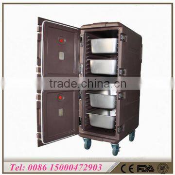 165L Double door plastic food cabinet for transport hot or cold food in Catering