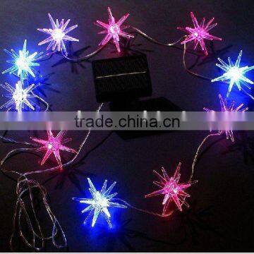 attractive star solar lights for garden