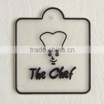 Transparent Custom Promotional Pvc Rubber Clothing Label photo-2