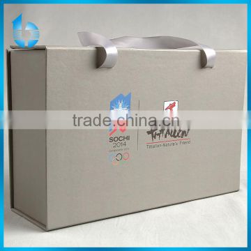 Manufacture enviromental harder paper board box with excellent design for sports events remembrance presents