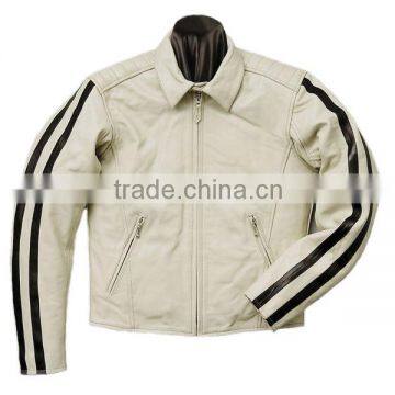 2015 womens motorbike leather jacket fashion riding leather jacket