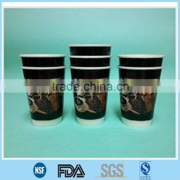 Double Wall Coffee Paper Cup, Recycled Disposable Glass Paper Cup photo-2