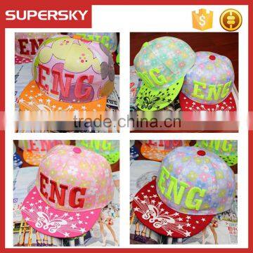 A-1264 stylish child fashion snapback cap fashion hip-hop cap and hat children hip-hop cap