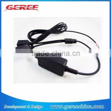 1.5M Cable DC Converter Module 6-30V 12V 24V to 5V Double Female USB OUTPUT photo-2