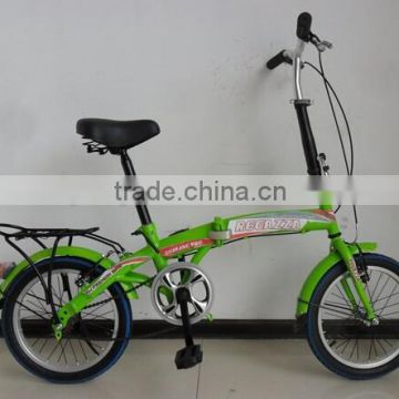 16"steel cheaper Mini folding bicycle(FP-FB2015001)