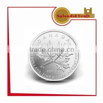 Plating silver coins