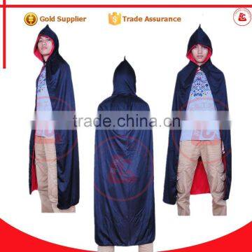 New design halloween party sexy hooded cape long black vampire cloak for men