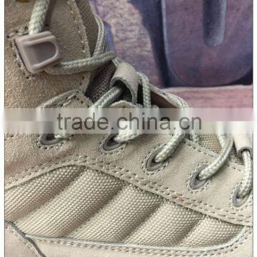 Leather Upper Rubber Boots Army Military Combat Boots photo-3