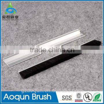 Customer-design flexible brush door weather metal strip brush