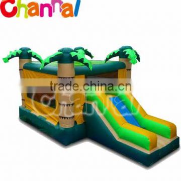 Rental used palm tree inflatable bouncy castles