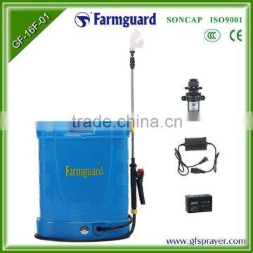 Electric Sprayer Agriculture sprayer GF-16F-01 New Style 16L PP hot sale adjustable pump sprayer battery sprayer