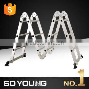 NEW Ladder Step Aluminum Ft Folding Stepladder Werner Multi Purpose Extension