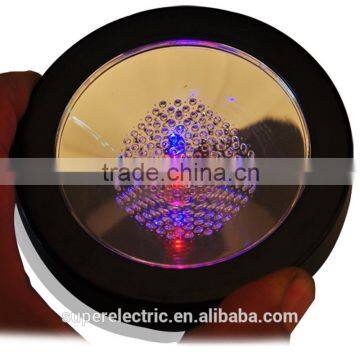 2016 new design low moq fashional light up led coaster for promotional