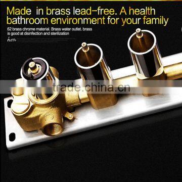 Bathroom Accessories 5 Function Brass Chrome Thermostatic Valve High Flow Water Faucet photo-5