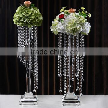 2016 wedding glass flower stand decoration centerpieces