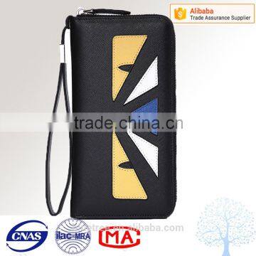 Custom color Little monster accordion wallet in genuine stingray leather