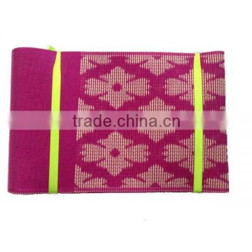 2016 Fashion Emboridered African Aso Oke Gele Headtie in Fushia Pink                        
                                                Quality Choice