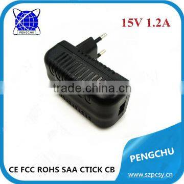 15v dc adaptor 1.2a usb charger for tablet