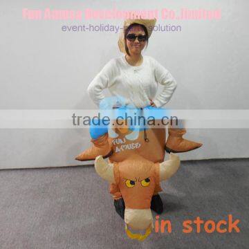 Multi-style funny inflatable animal costumes in stock