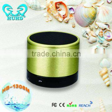 2014 Hot selling smartphone mini Bluetooth speaker with microphone,portable metal case factory bluetooth speaker with microphone