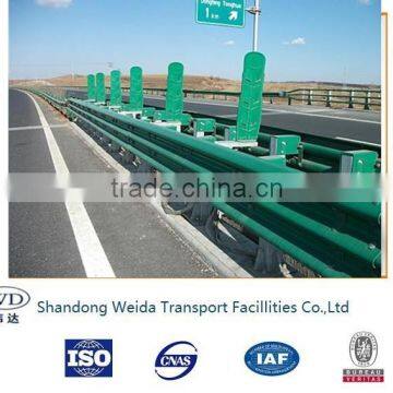 Powder Coated Plastic Highway Guardrail 4320*310*85*4