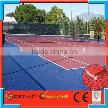 outdoor plastic tennis court flooring