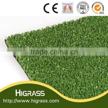 synthetic grass used for both tennis and badminton courts