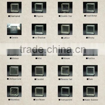 good quality Chinese crystal glass block