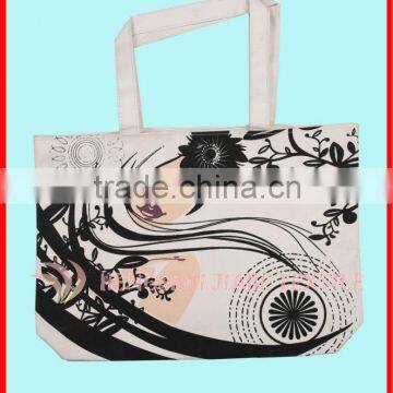 reusable folding canvas shopping bags