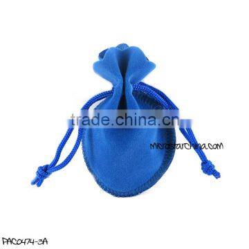 Customed Round Velvet Drawstring Bag